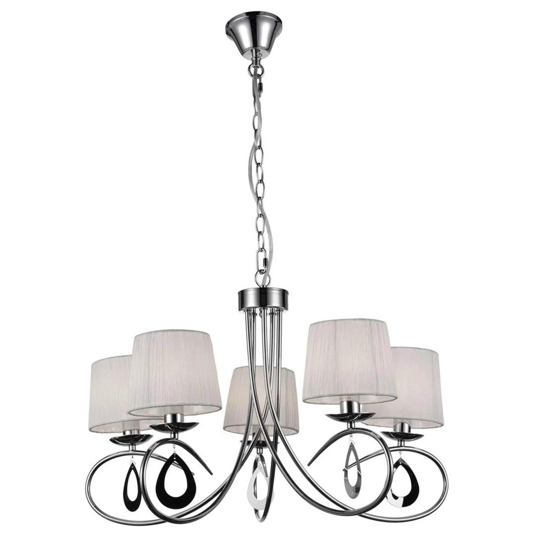 ARNIKA LAMPA WISZĄCA 5X40W E14 CHROM / BIAŁY