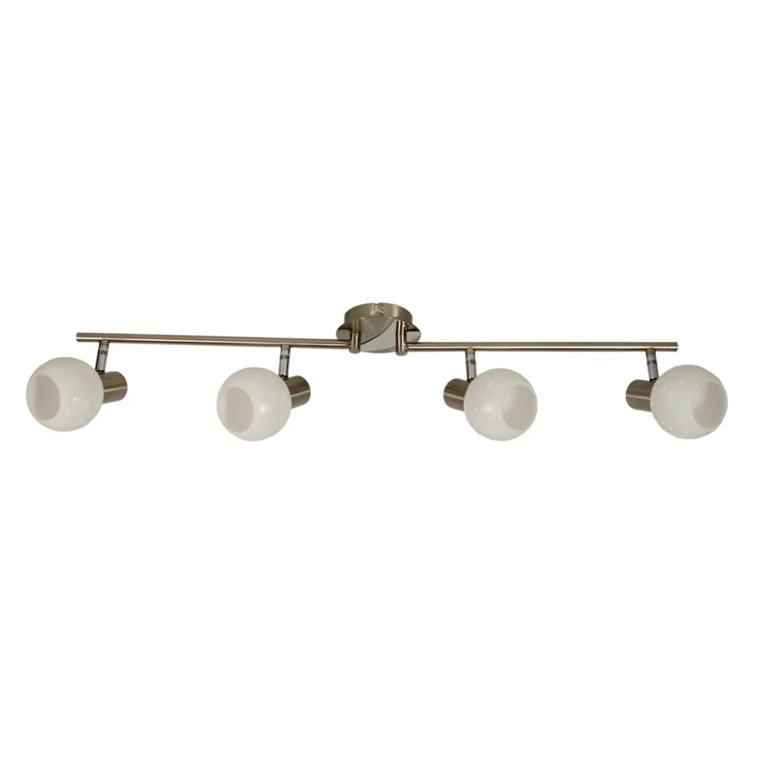 AVILA LAMPA SUFITOWA LISTWA 4X40W E14 SATYNA