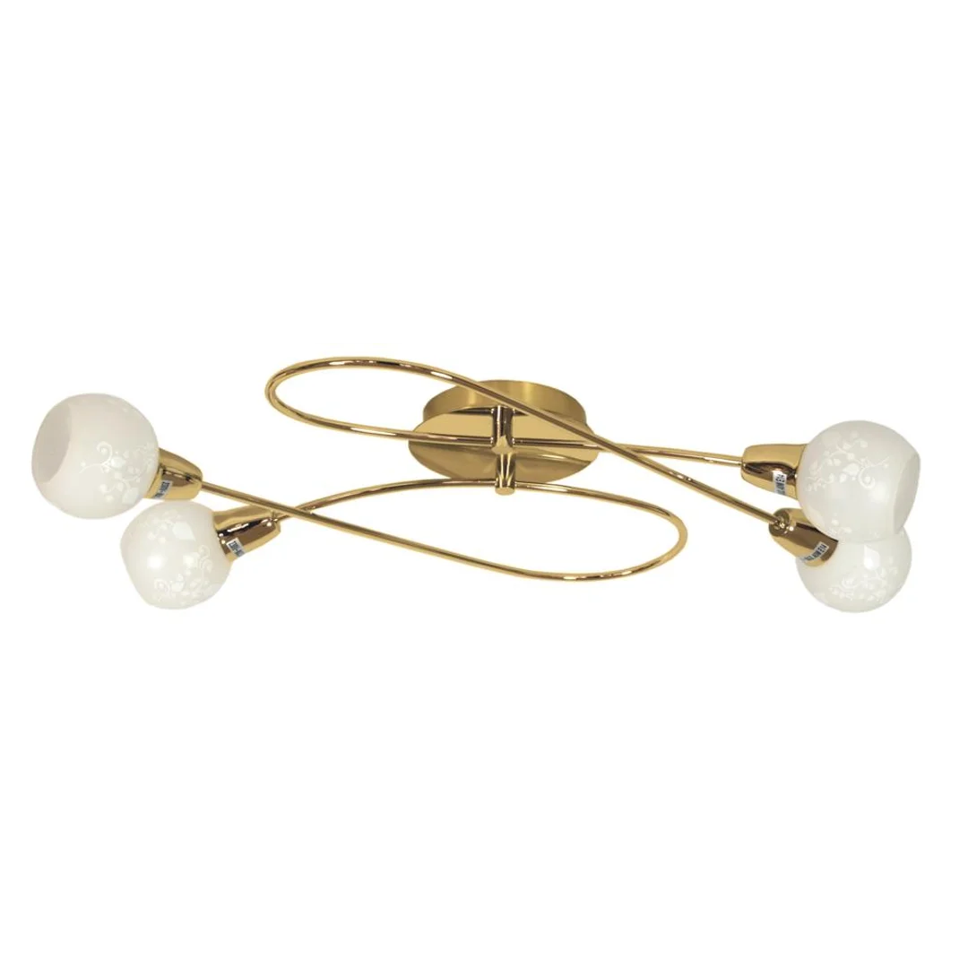 AVILA LAMPA SUFITOWA PLAFON 4X40W E14 MOSIĄDZ