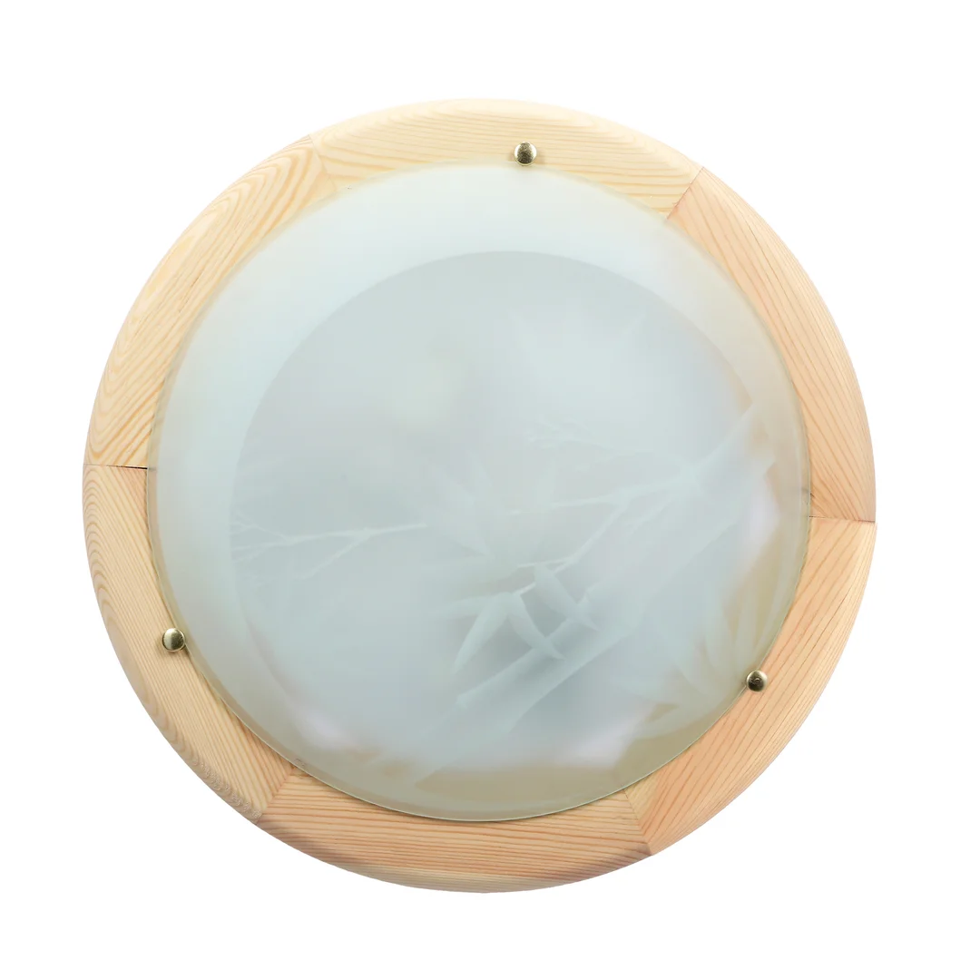 BAMBOO LAMPA SUFITOWA PLAFON 30 DREWNO STANDARD 1X60 W E27 SOSNA