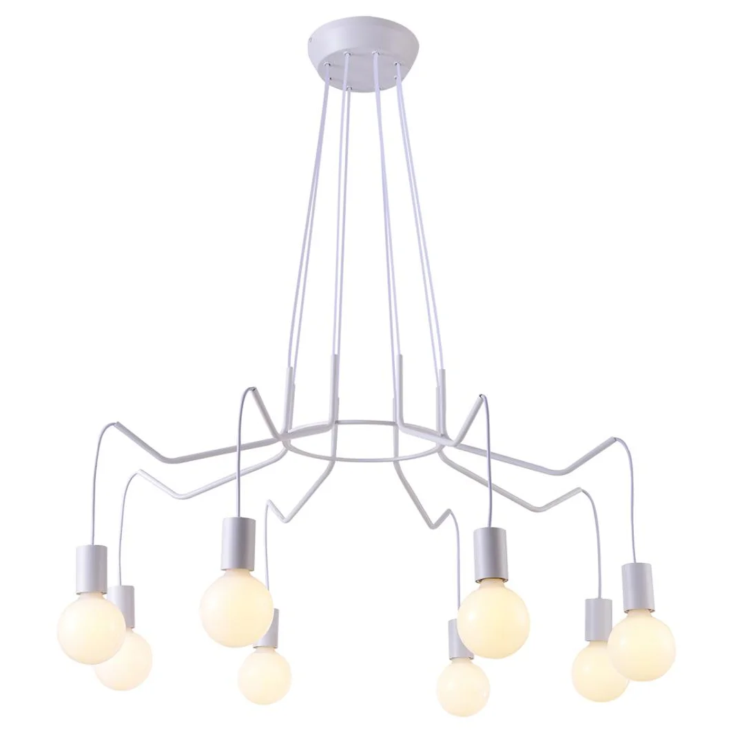 BASSO LAMPA WISZĄCA 8X40W E27 BIAŁY MATOWY