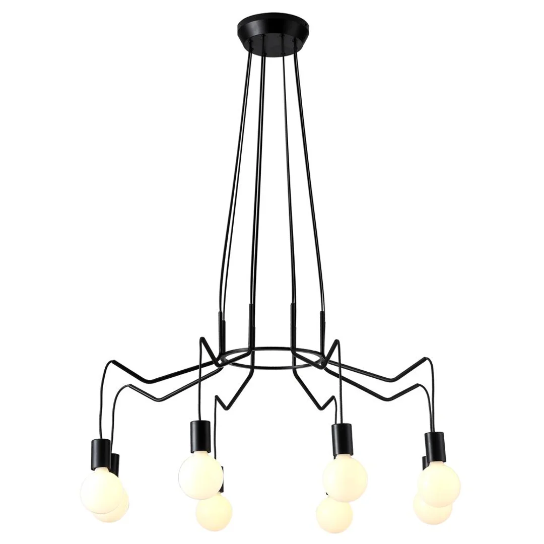 BASSO LAMPA WISZĄCA 8X40W E27 CZARNY MATOWY
