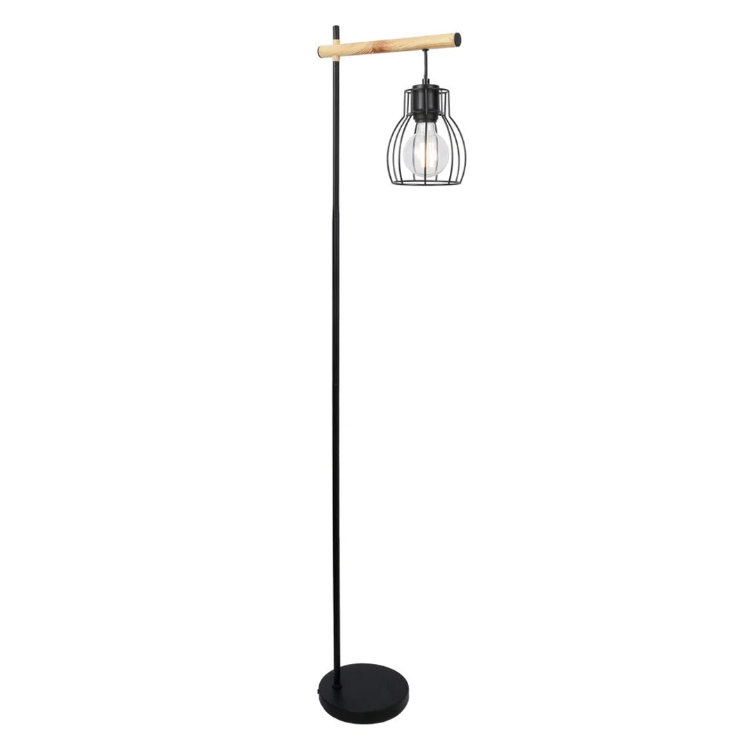 BERNITA LAMPA PODŁOGOWA 1X60W E27CZARNY