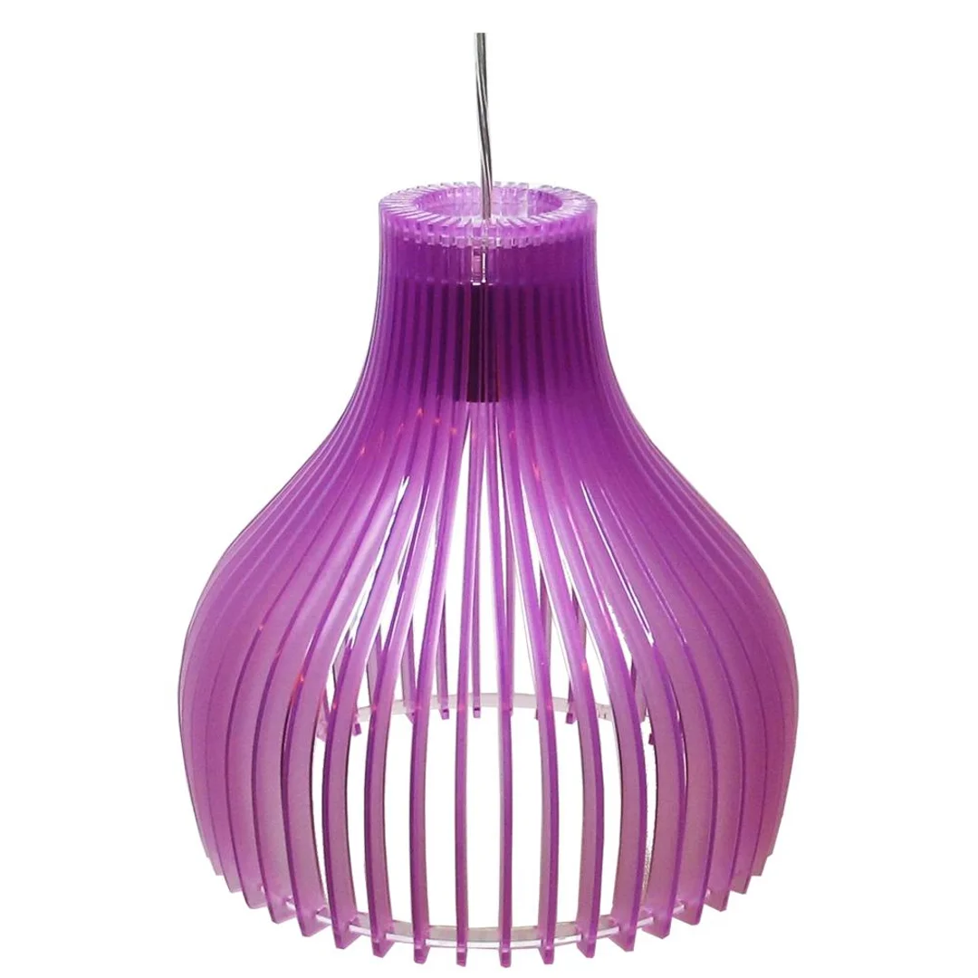 BUREN LAMPA WISZĄCA 1X60W E27 26X26X150 FIOLETOWY