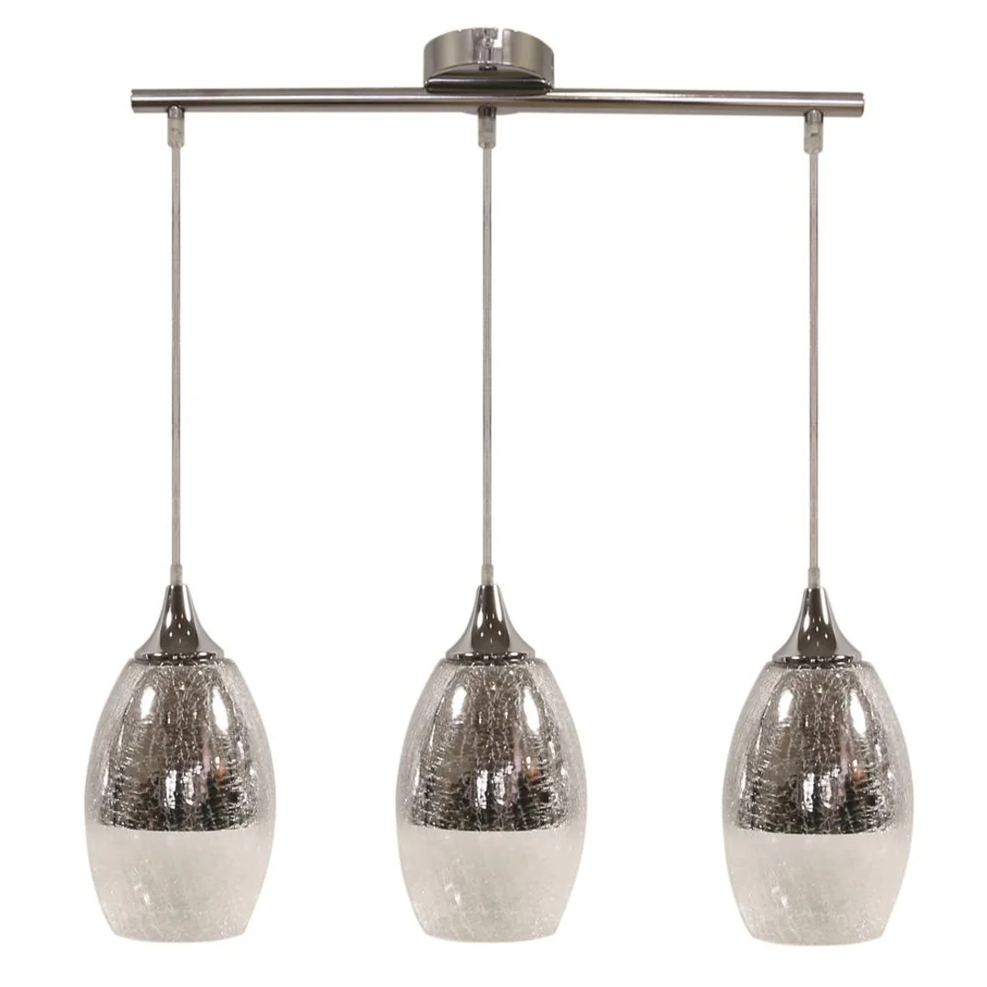CELIA LAMPA WISZĄCA 3X60W E27 SREBRNY