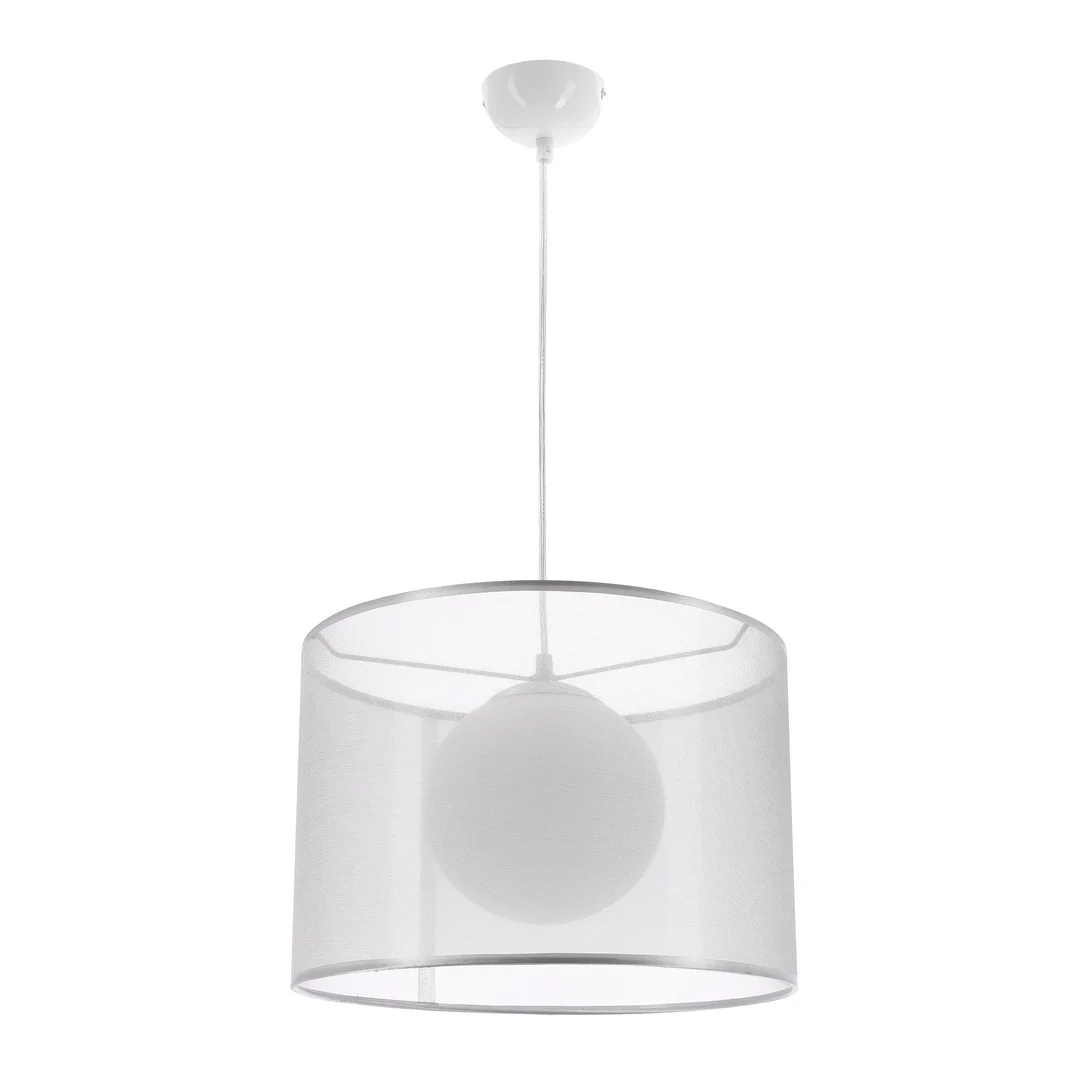 CHICAGO LAMPA WISZĄCA 37 1X60W E27 SREBRNY