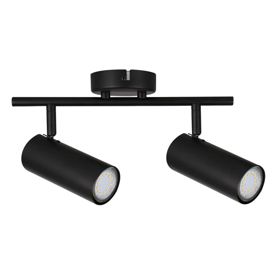 Colly lampa sufitowa czarny 2x15w gu10 klosz czarny