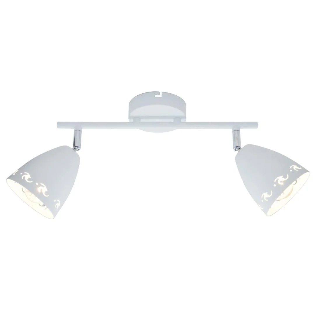 Coty Lampa Sufitowa Listwa 2X40W E14 Biały MAT