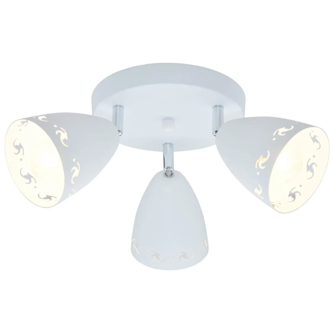 COTY LAMPA SUFITOWA PLAFON 3X40W E14 BIAŁY MAT