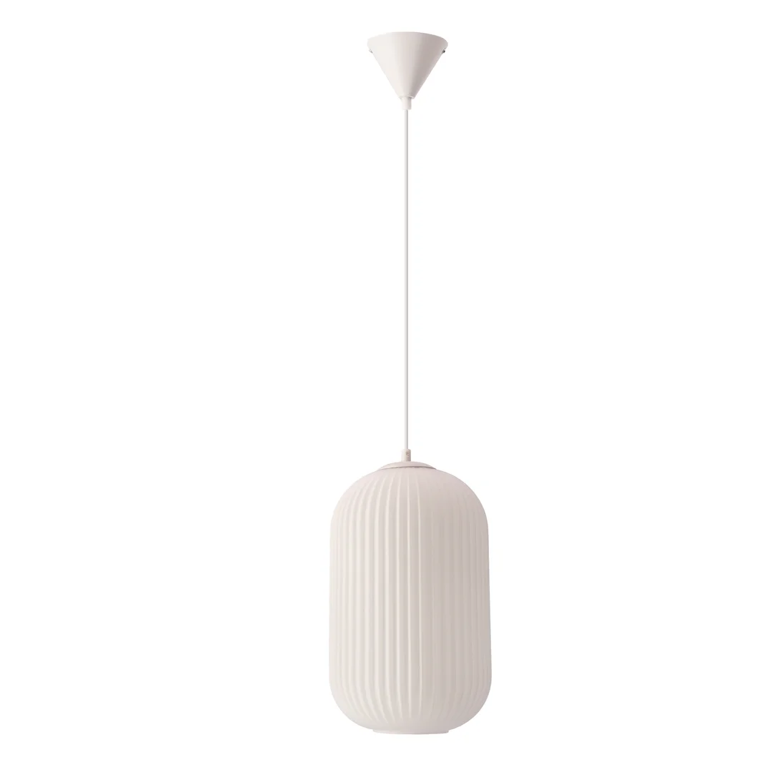Cresto lampa wisząca biały 1x40W E27 klosz biały