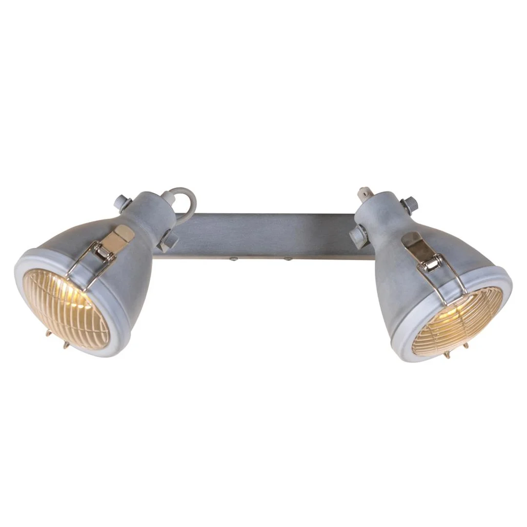 CRODO LAMPA SUFITOWA LISTWA 2X40W E14 SZARY
