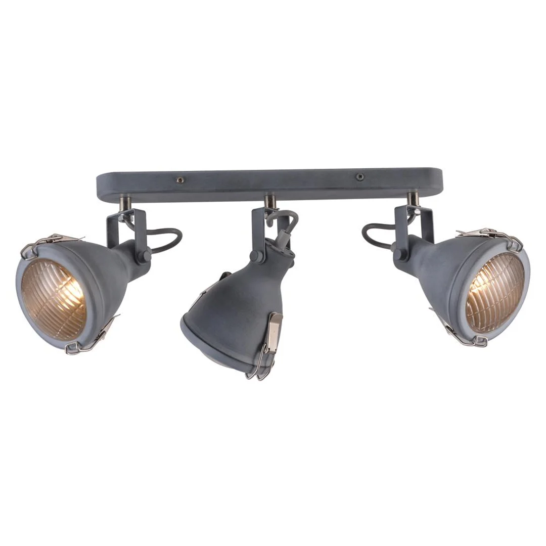 CRODO LAMPA SUFITOWA LISTWA 3X40W E14 SZARY