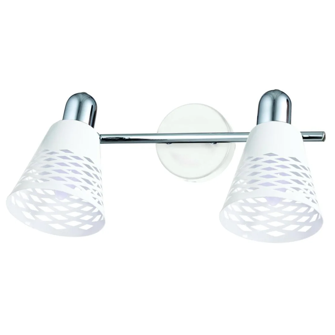 DISCOVERY LAMPA SUFITOWA LISTWA 2X40W E14 CHROM/BIAŁY