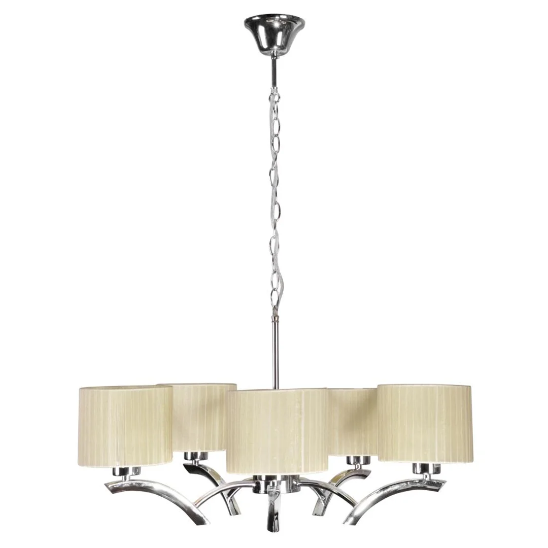 DRAGA LAMPA WISZĄCA 5X60W E27 KREMOWY