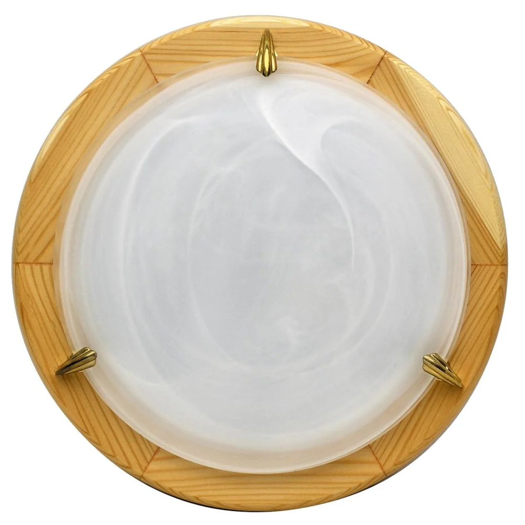 DUNA LAMPA SUFITOWA PLAFON36 SOSNA ALABASTER 2X60W