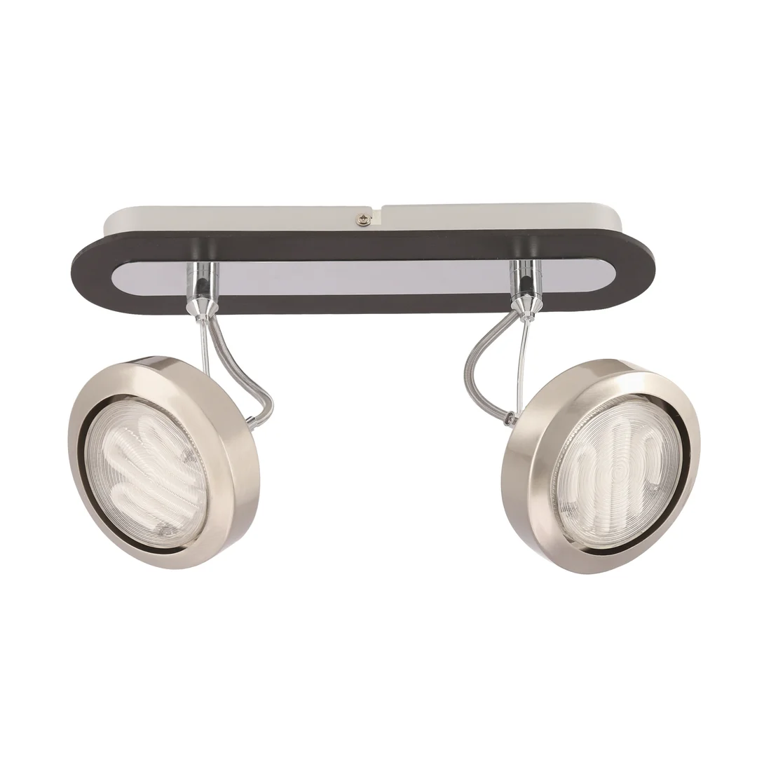 EARTH LAMPA SUFITOWA LISTWA 2X9W GX53 ENERGO SATYNA/WENGE