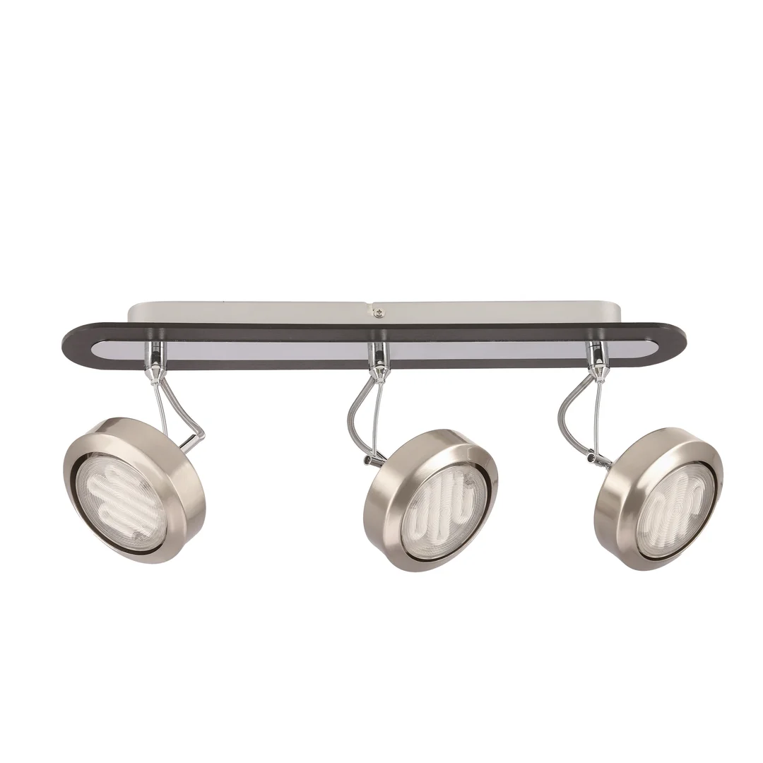 EARTH LAMPA SUFITOWA LISTWA 3X9W GX53 ENERGO SATYNA/WENGE