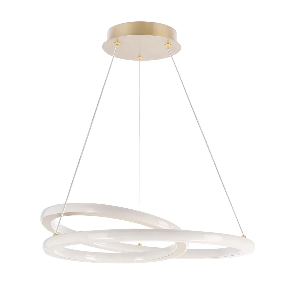 EDEN lampa wisząca złoty 32W LED 3000, 4000, 6000K osłonka biała