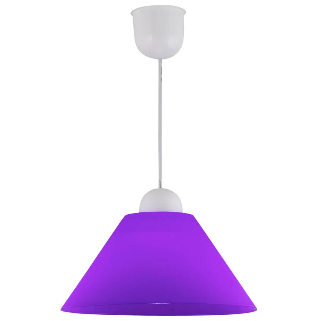 FAMA LAMPA WISZĄCA PLASTIK E27 1X60W FIOLET