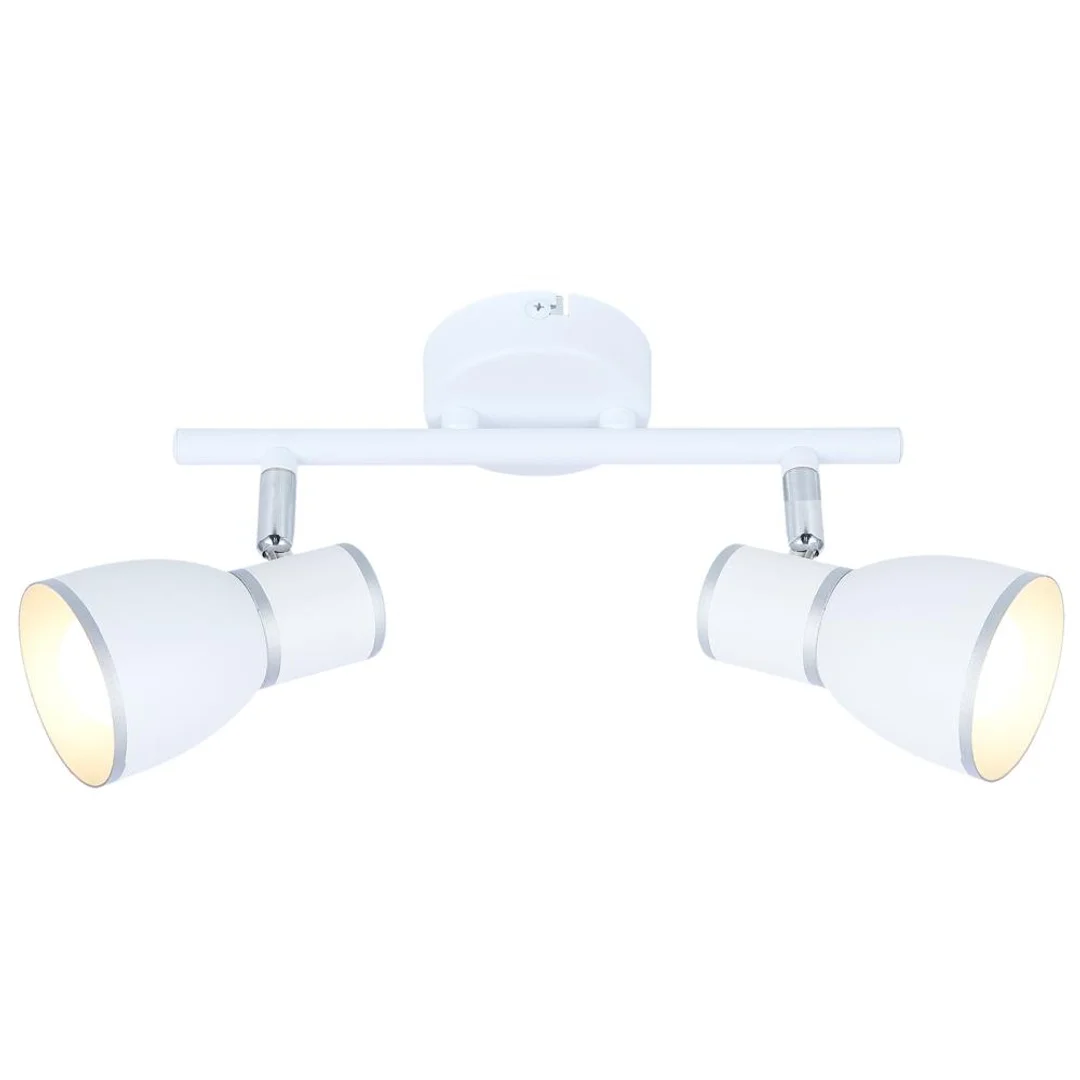 FIDO LAMPA SUFITOWA LISTWA 2X40W E14 BIAŁY+CHROM