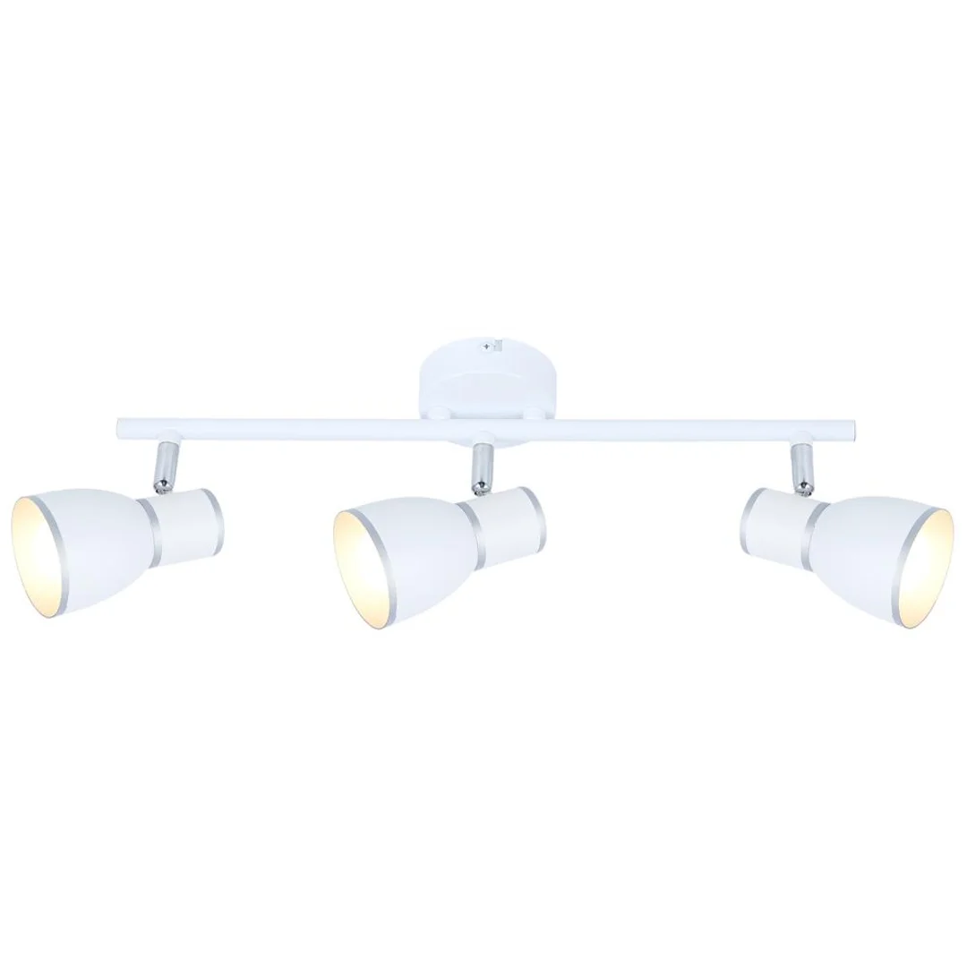 Fido Lampa Sufitowa Listwa 3X40W E14 Biały+Chrom