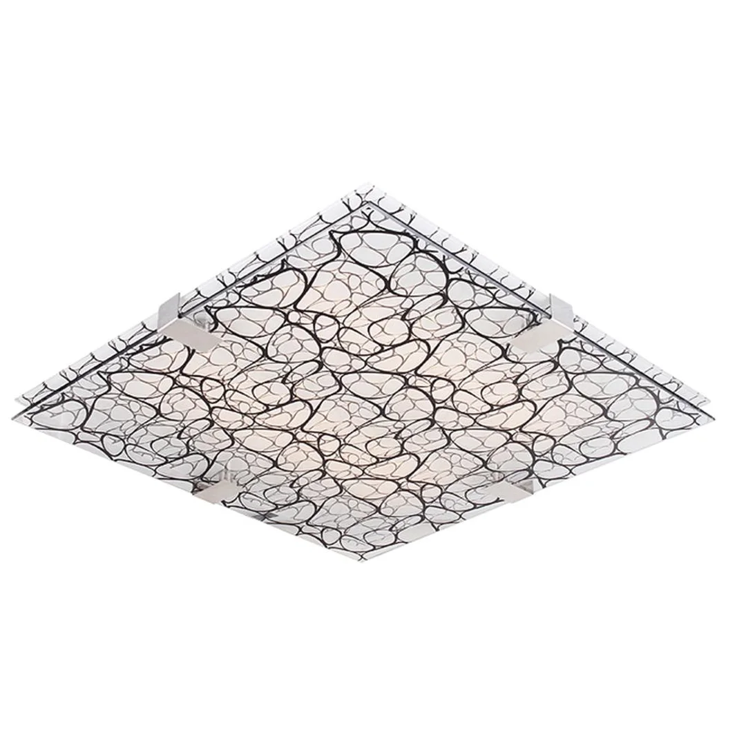 FIERA LAMPA SUFITOWA PLAFON 31X31 2X60W E27 KWADRAT