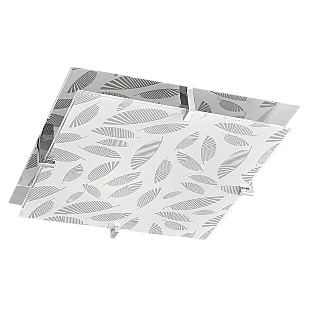 FIKUS LAMPA SUFITOWA PLAFON 30X30 1X60W E27 CHROM