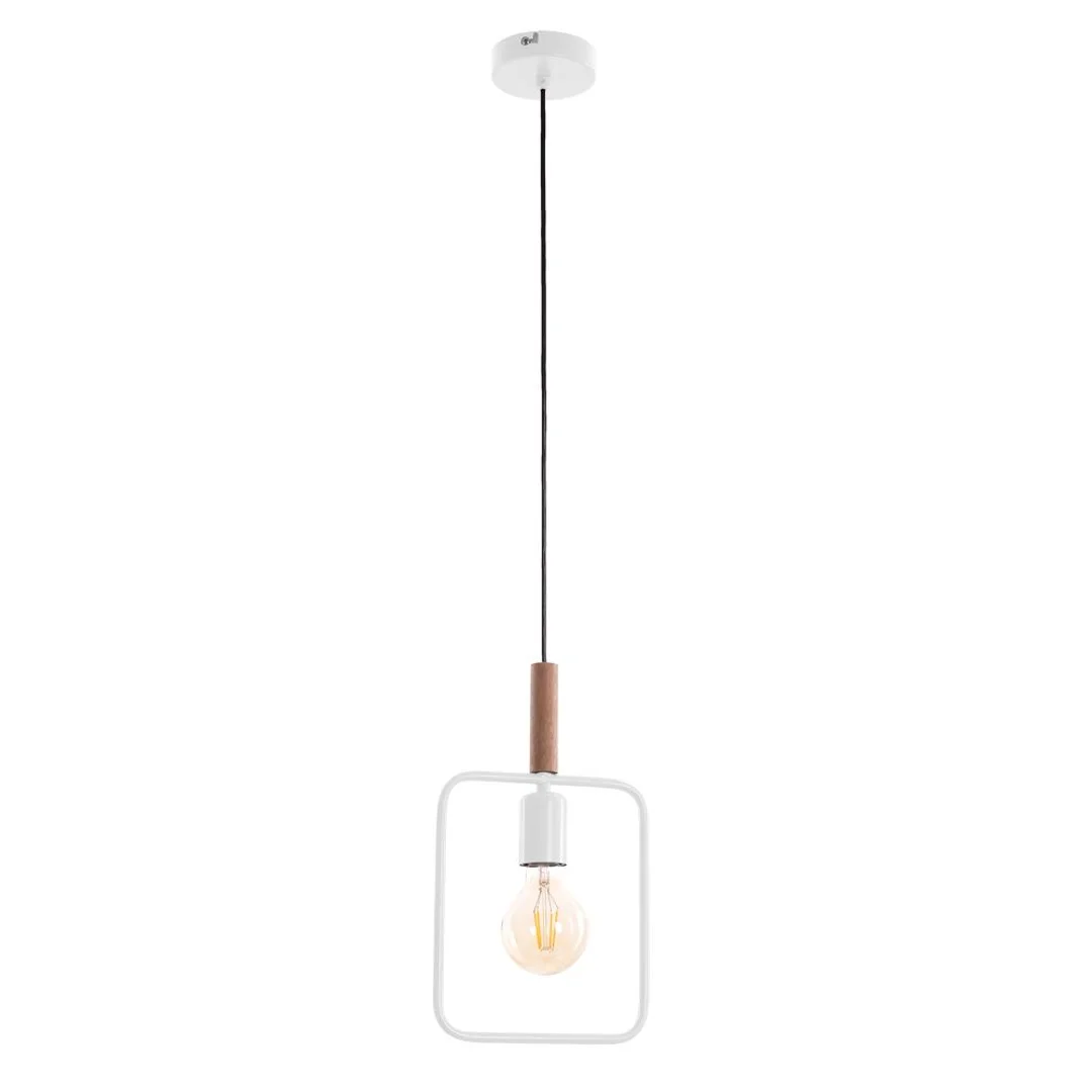 FRAME LAMPA WISZĄCA 1X60W E27 BIAŁY