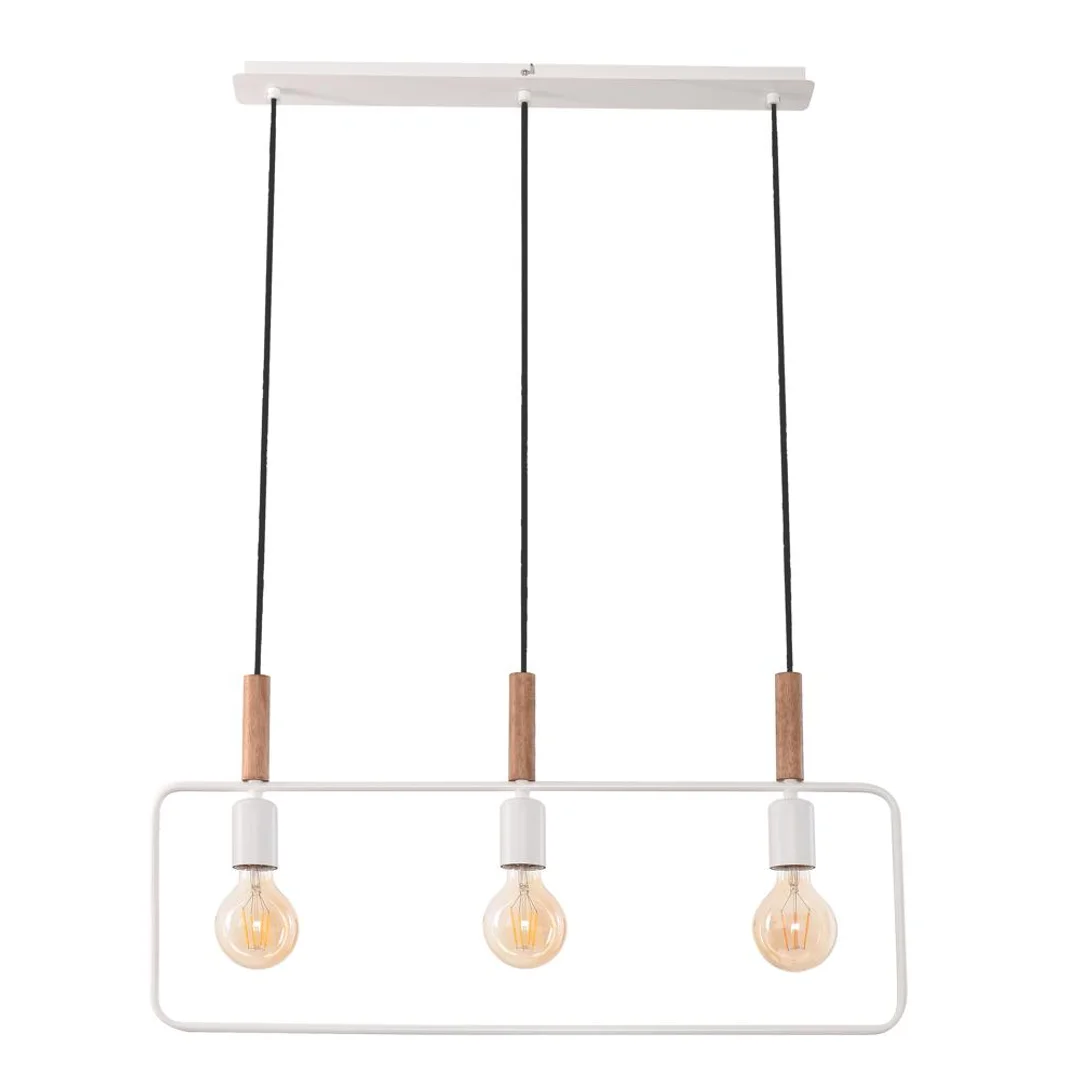 FRAME LAMPA WISZĄCA 3X60W E27 BIAŁY