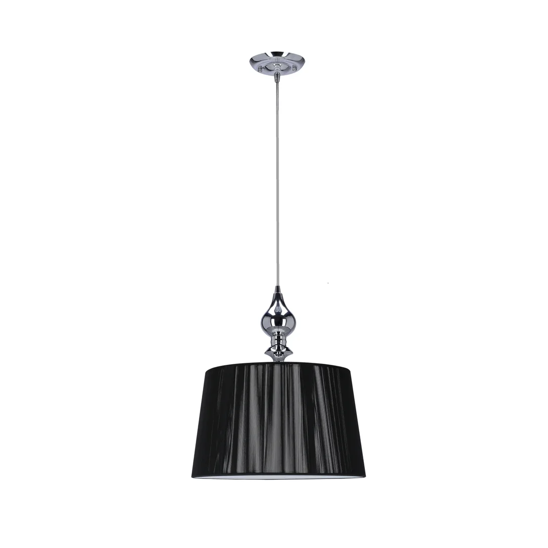 GILLENIA LAMPA WISZĄCA 1X60W E27 CZARNY