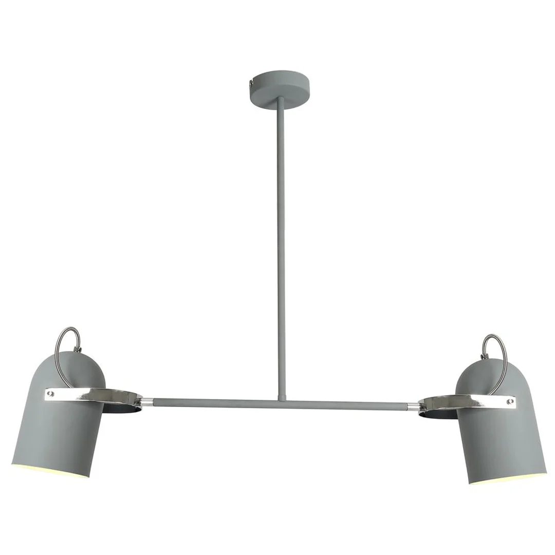 GRAY LAMPA WISZĄCA 2X40W E27 SZARY