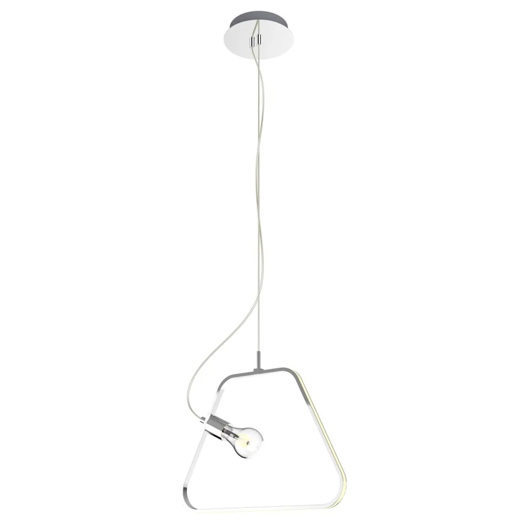 IKARIA LAMPA WISZĄCA 42 1X60W E27 LED+12W LED CHROMOWY 4000K APETI
