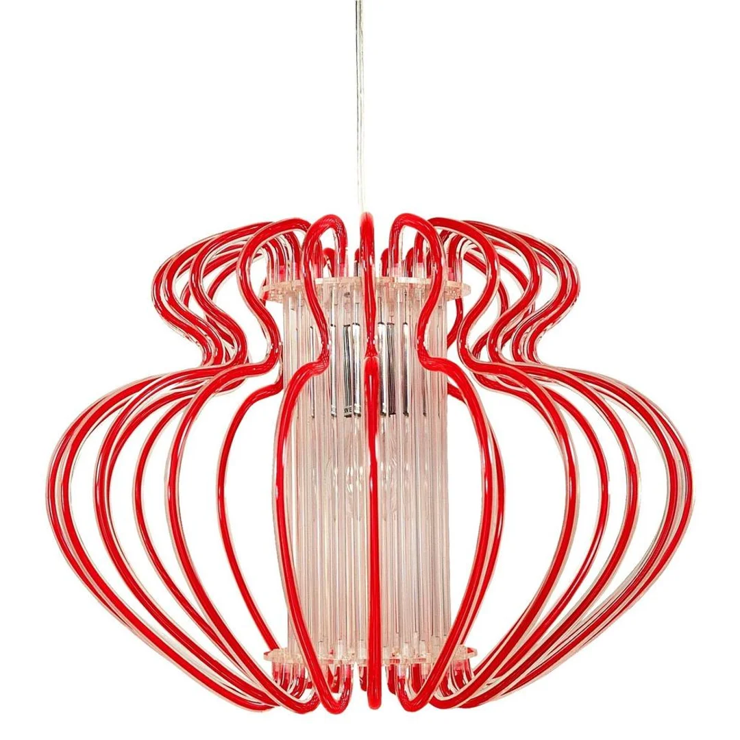 IMPERIA LAMPA WISZĄCA 1X60W E27 520X420 DUŻA CZERWONA PROMOCJA