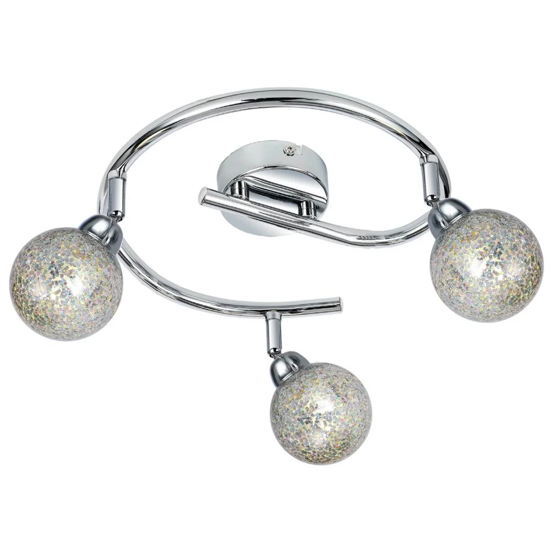 KALEIDOSCOPE LAMPA SUFITOWA SPIRALA 3X4W LED G9 CHROM
