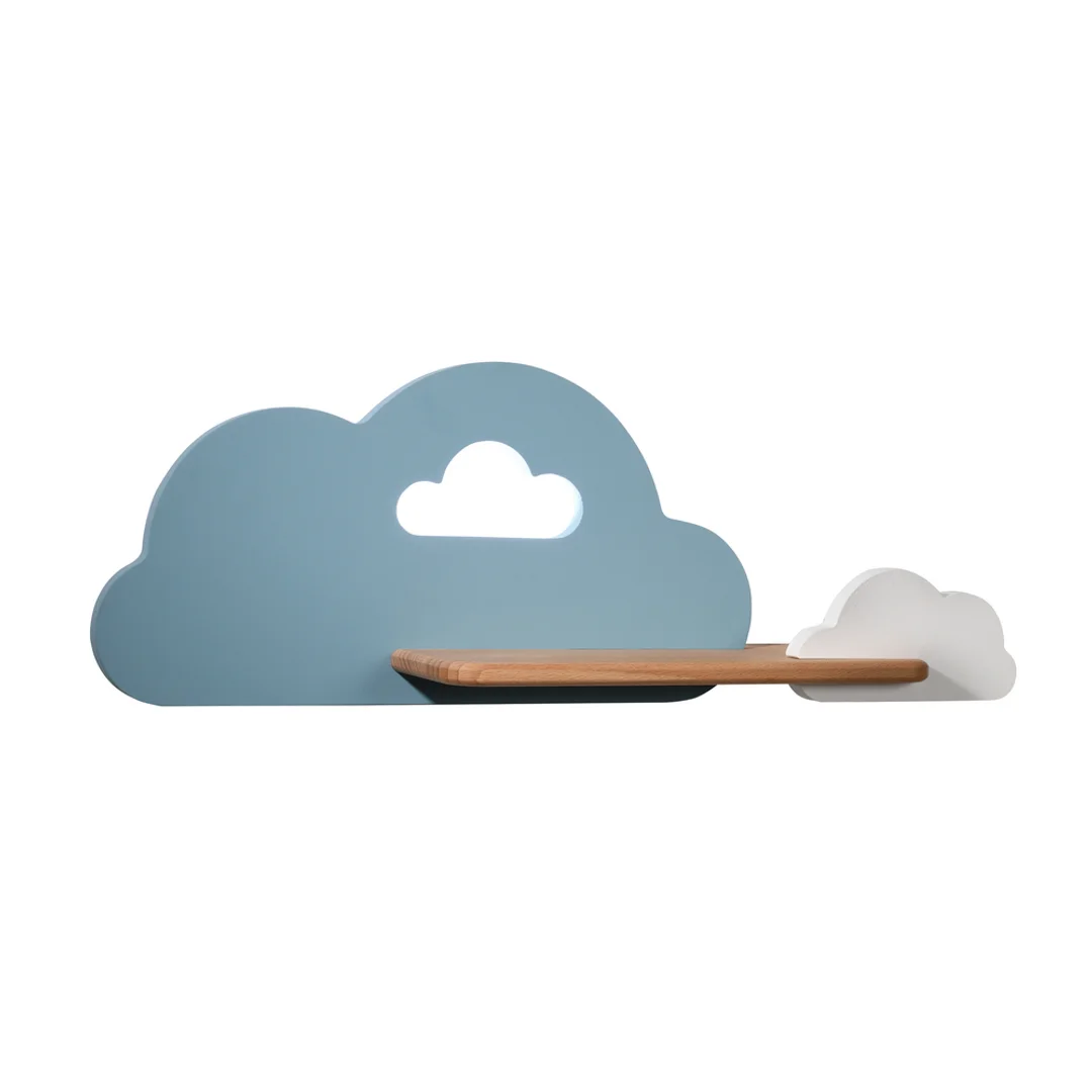 LAMPA CLOUD KINKIET ŚCIENNY 5W LED IQ KIDS NIEBIESKI+BIAŁY