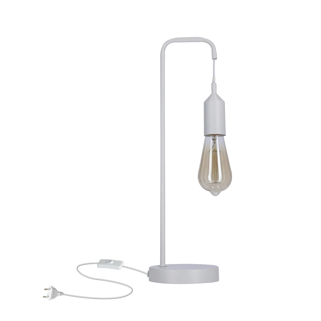 LAMPA STOŁOWA LAREN 1 BIAŁY