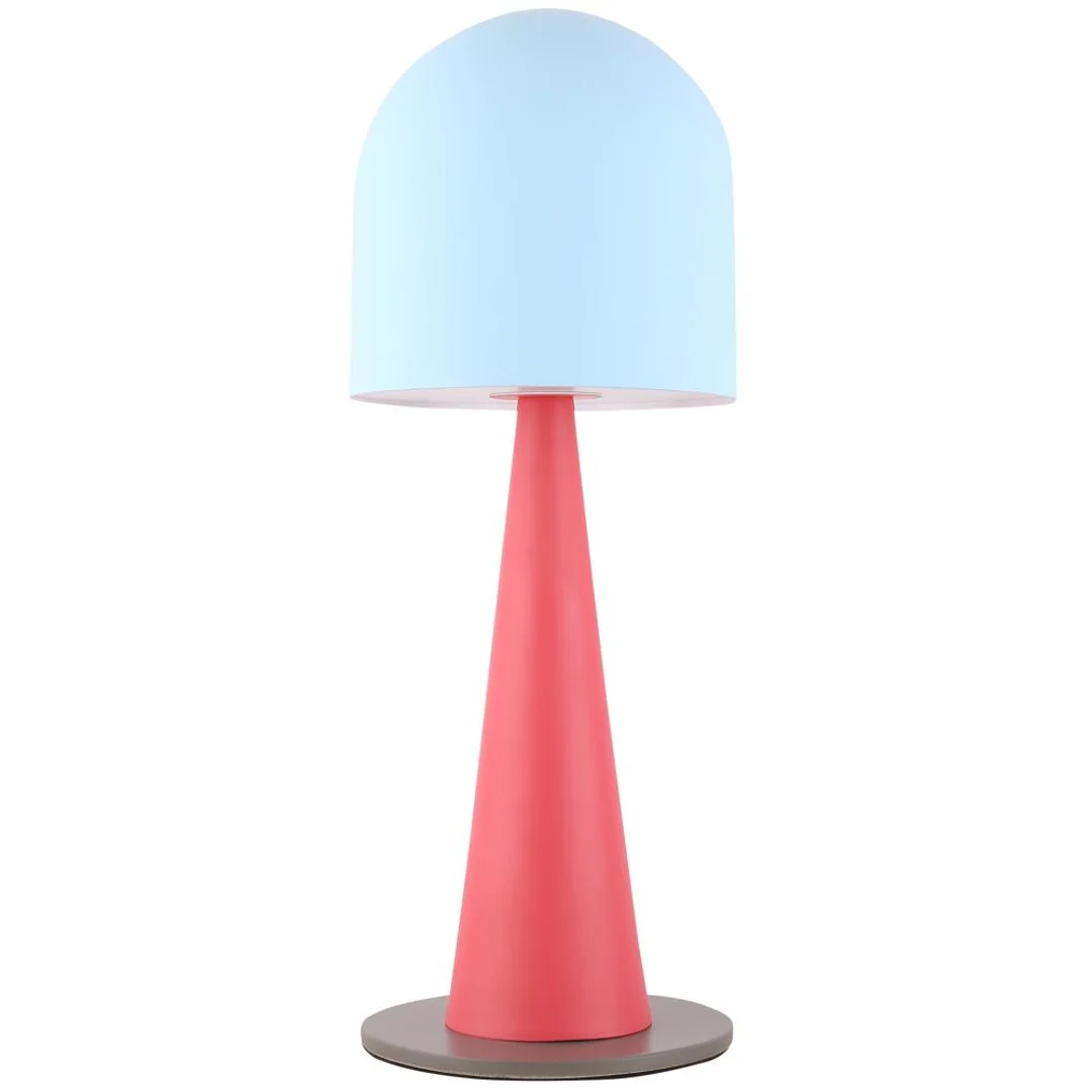 LAMPA STOŁOWA VISBY 1 NIEBIESKI CZERWONY