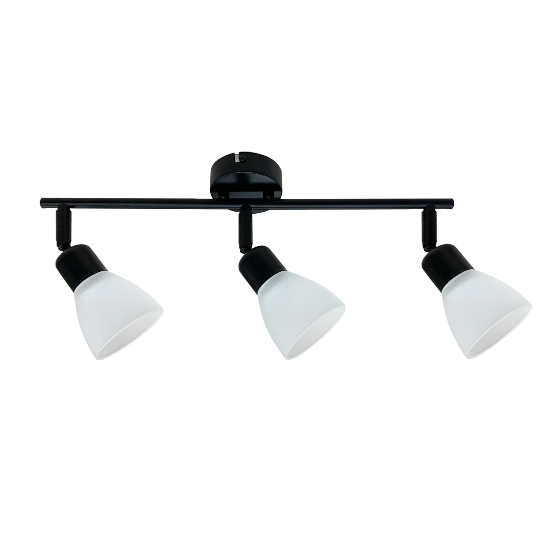 Lampa sufitowa COSTA czarna 3x40W E14 nowoczesne oświetlenie do salonu kuchni sypialni