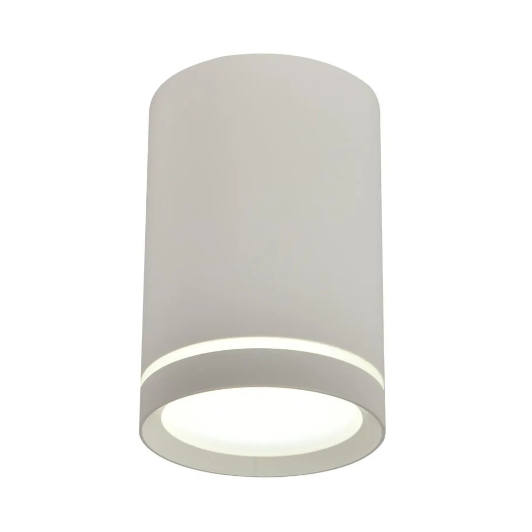 LAMPA SUFITOWA TUBA 1X15W GU10 6,8/10 BIAŁY MAT