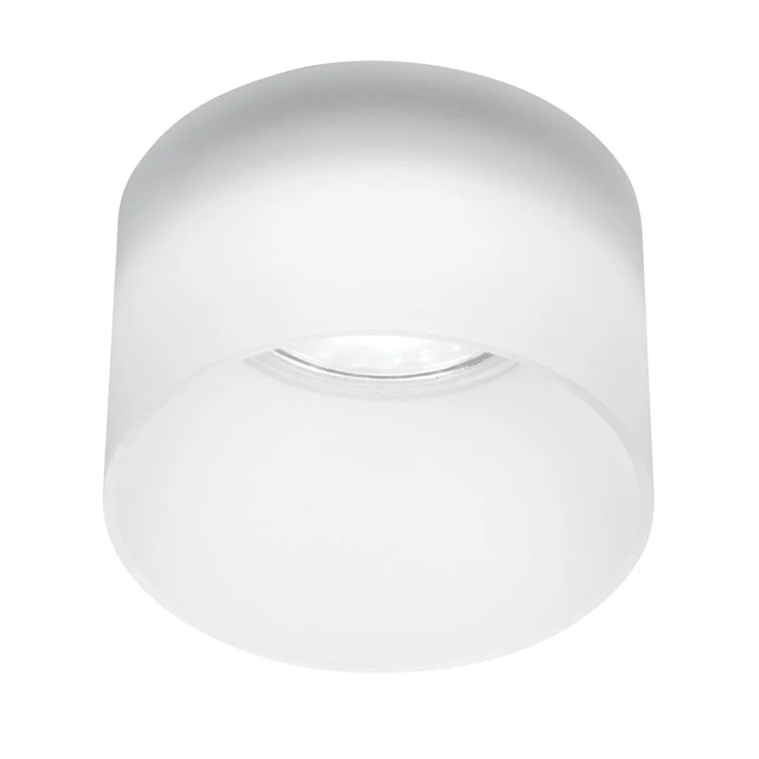 LAMPA SUFITOWA TUBA 1X50W GU10 MROŻONY ŚR. 7,8 CM