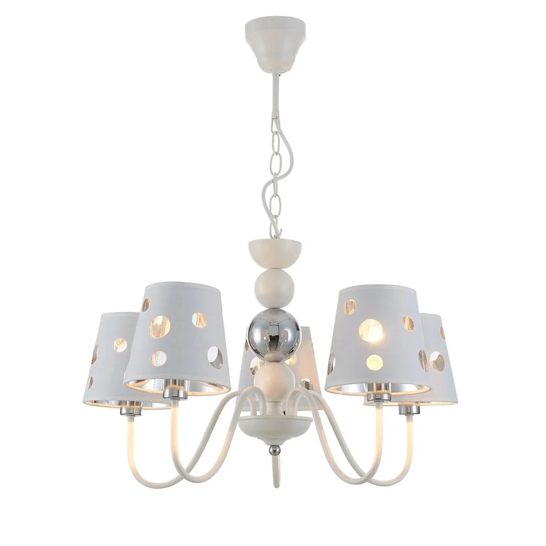 LAMPA WISZĄCA BATLEY 5 BIAŁY