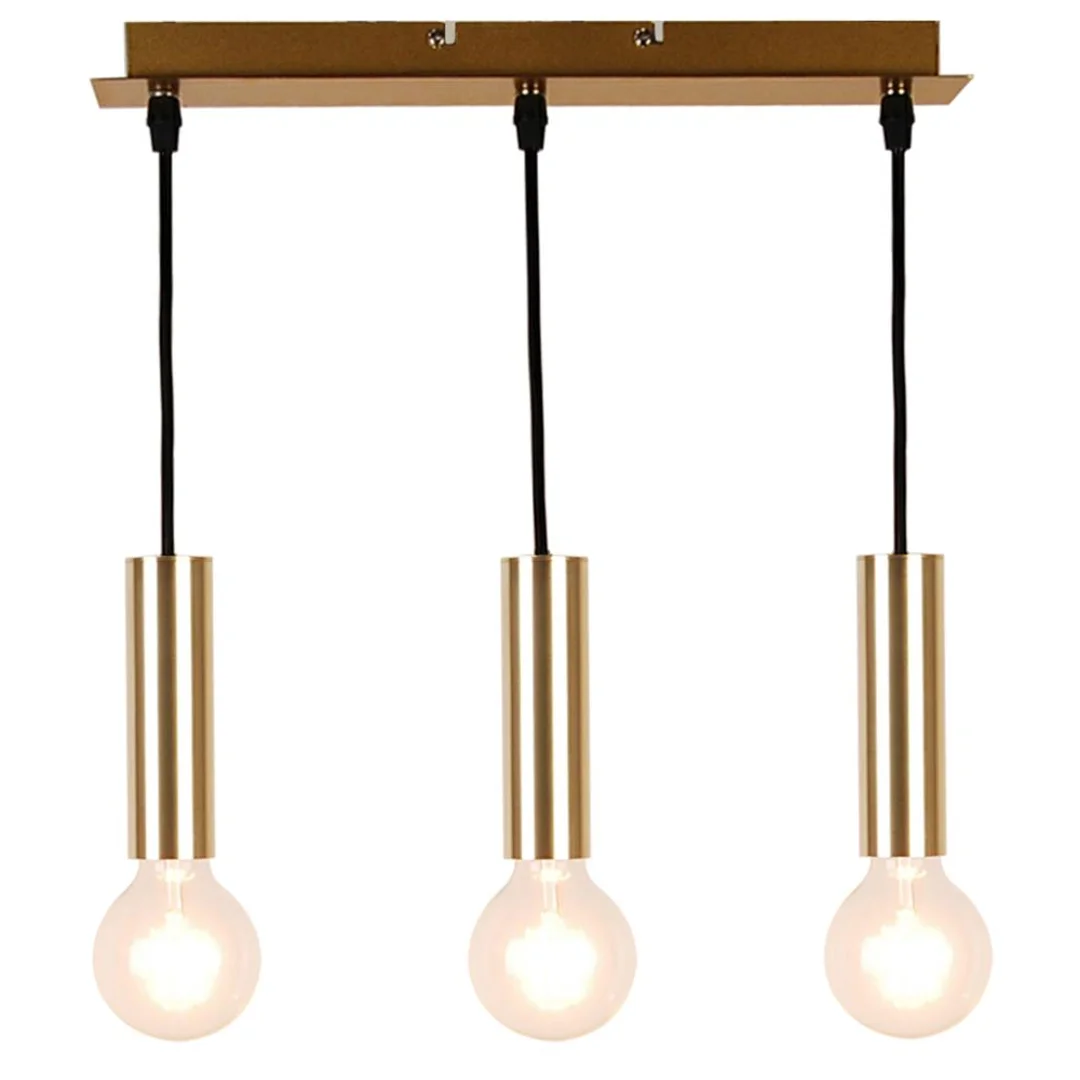 LAMPA WISZĄCA DALLAS 142 MM 3 ZŁOTY