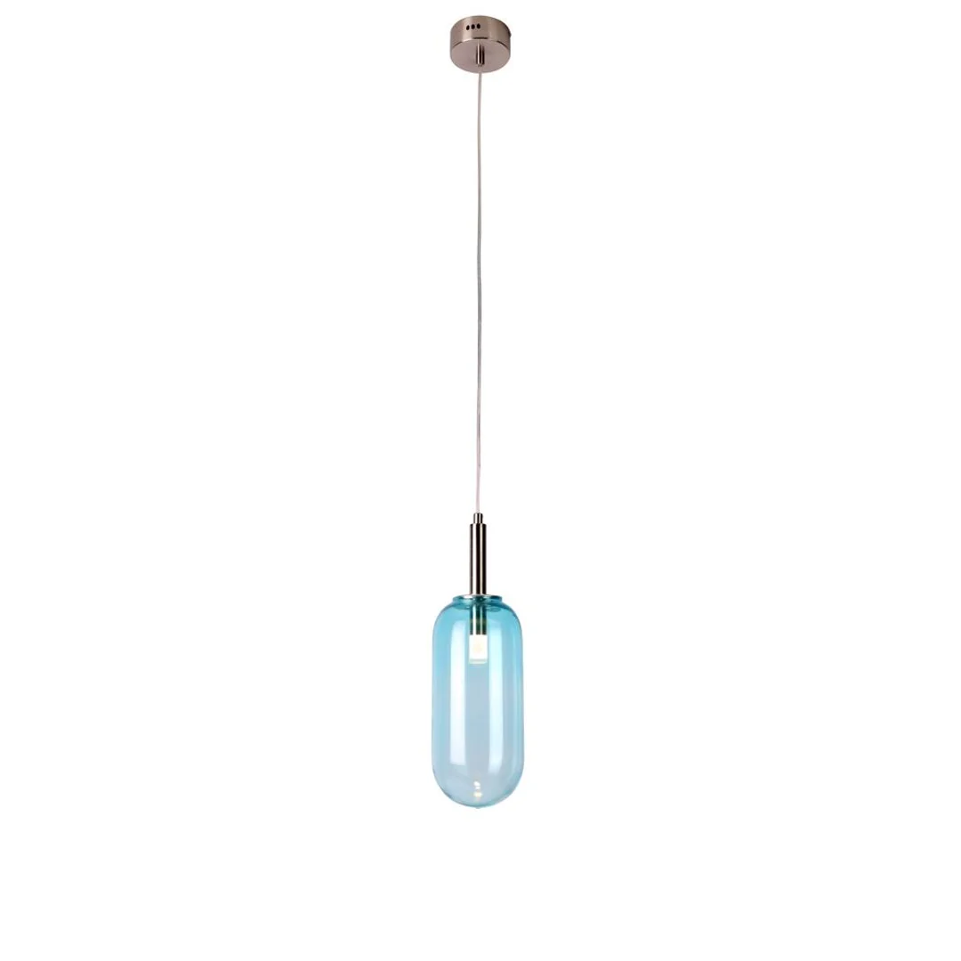 LAMPA WISZĄCA FIUGGI 1 NIEBIESKI