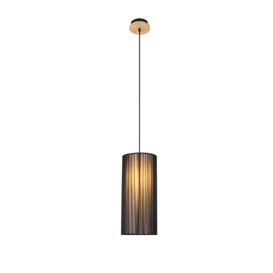 LAMPA WISZĄCA KIOTO 1 CZARNY 130x18x18