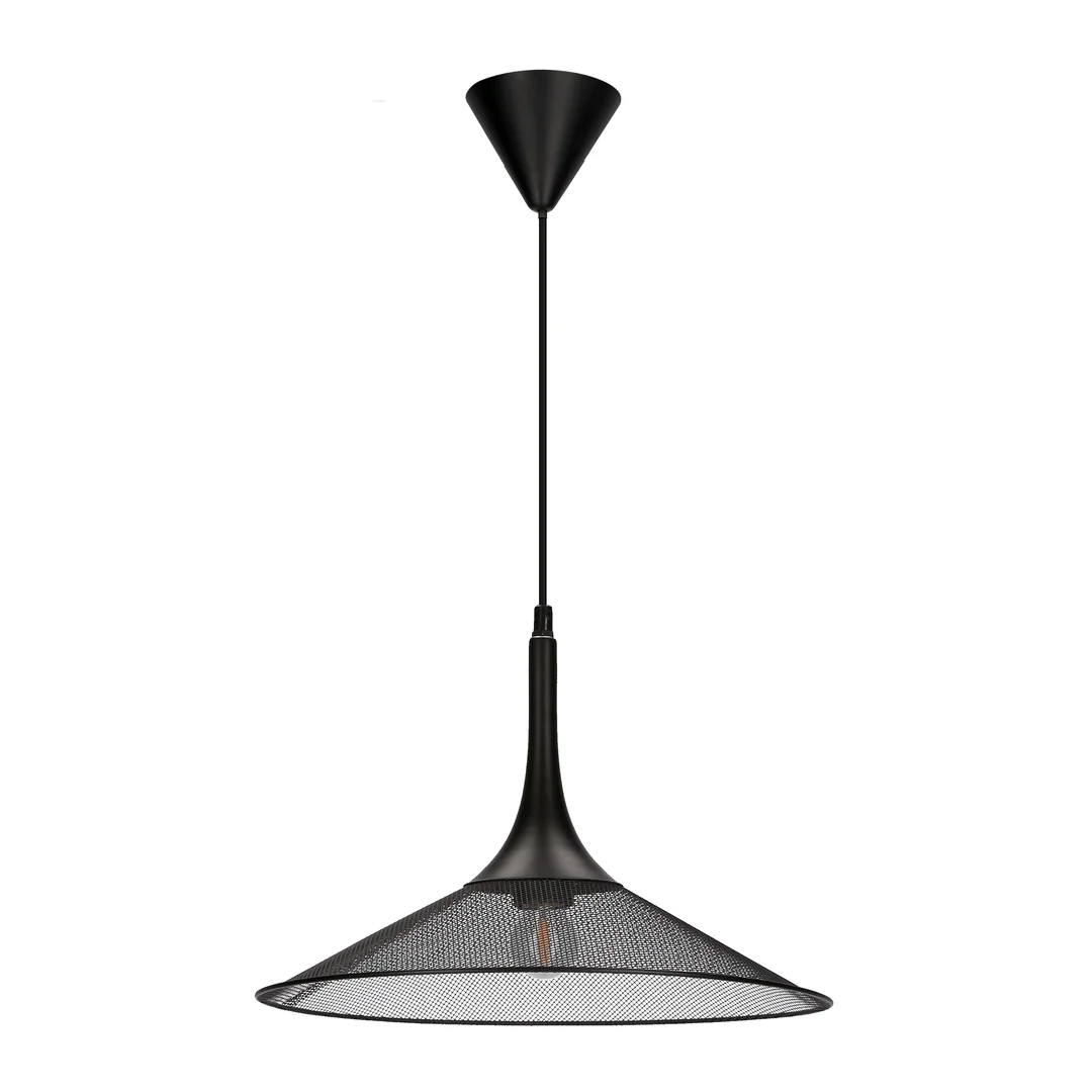 LAMPA WISZACA KIRUNA M 1 CZARNY 110x36x36