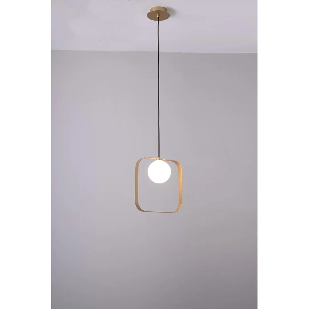 LAMPA WISZĄCA TULA 1 ZŁOTY 140x12x26