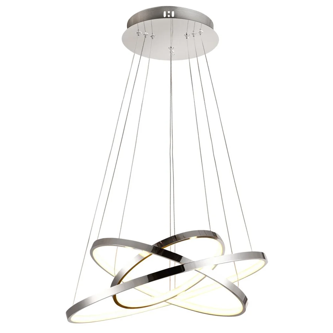LUNE LAMPA WISZĄCA 50 OKRĄGŁY POTRÓJNY 60W LED 4000K CHROM