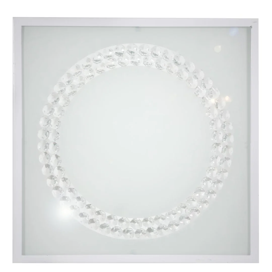 LUX LAMPA SUFITOWA PLAFON 29X29 16W LED 4000K BIAŁY DUŻY RING