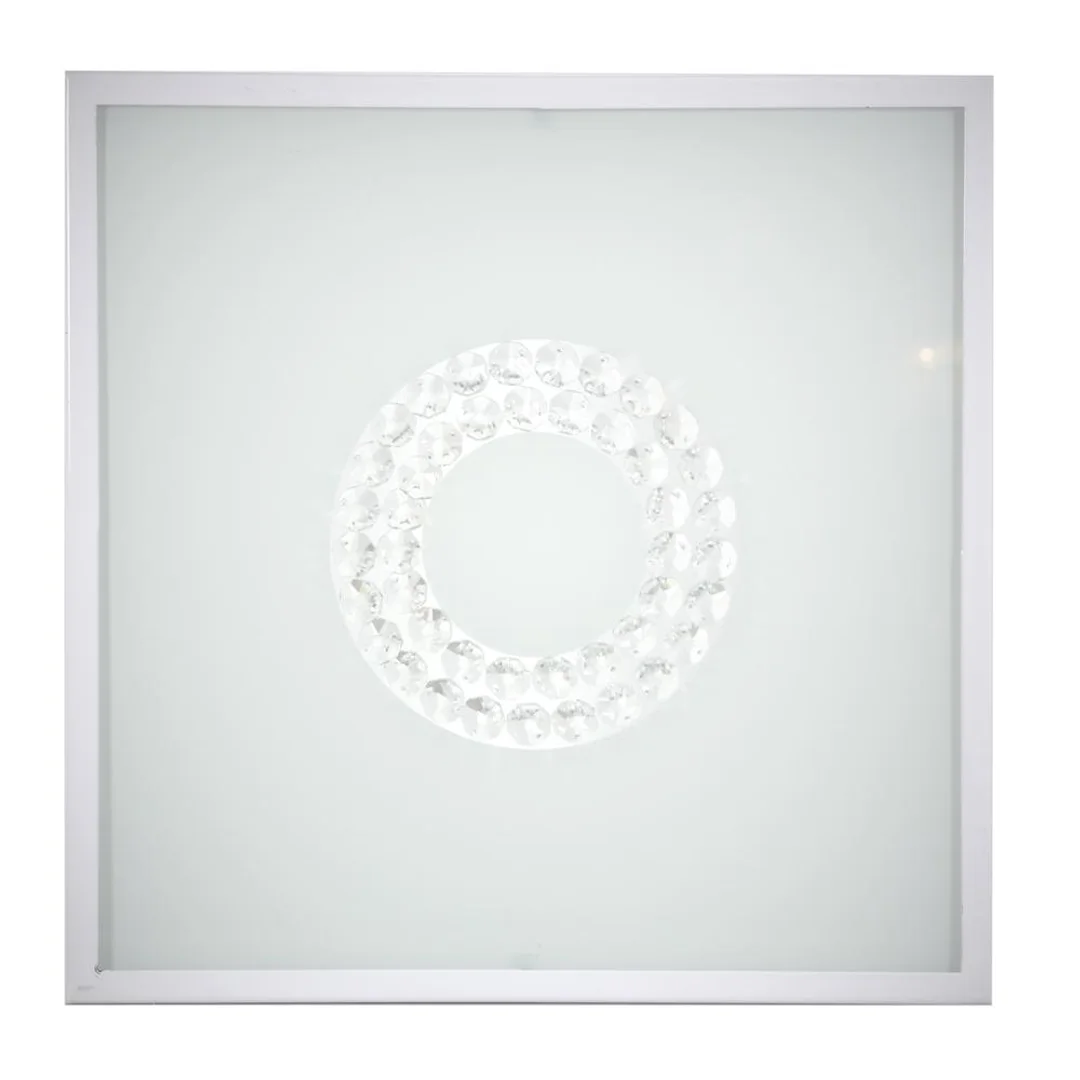 LUX LAMPA SUFITOWA PLAFON 29X29 16W LED 4000K BIAŁY MAŁY RING