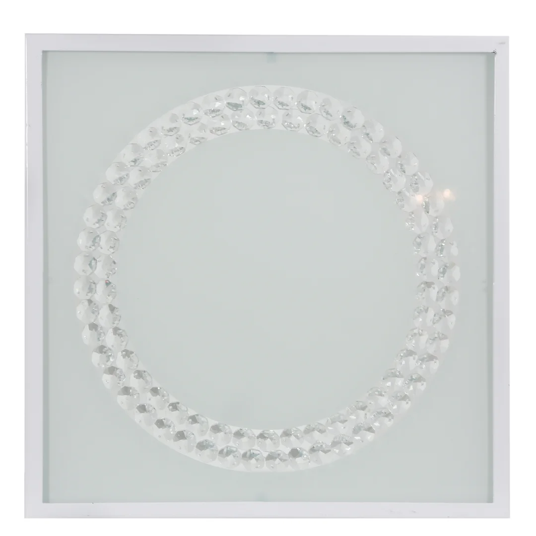 LUX LAMPA SUFITOWA PLAFON 29X29 16W LED 4000K SATYNA DUŻY RING